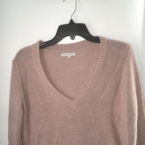 Pink wool sweater
